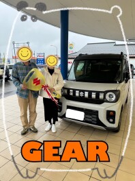 ご納車おめでとうございます！！【スペーシアギア】